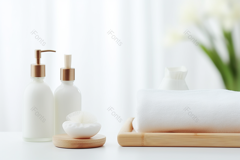 酒店内家居洗漱用品沐浴乳和洗发露,高清,摄影图,摄影图片,图片大全,摄影图免费下载